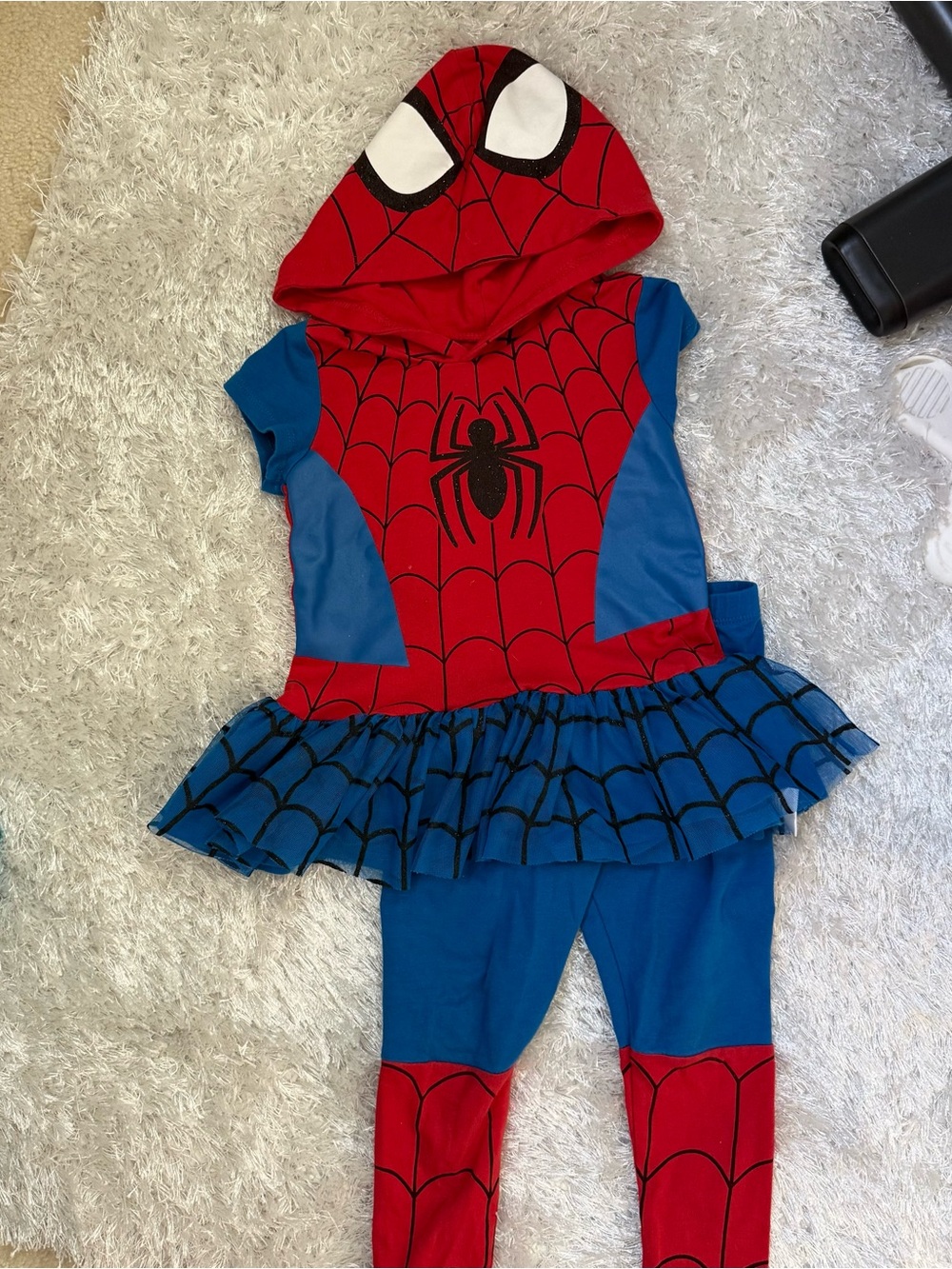 3T Marvel Cosplay girls Hooded Tee and Leggings Set